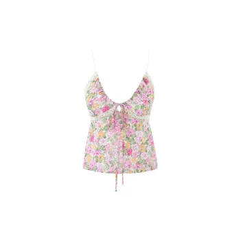 Casual Fashionable Cotton Polyester Blend Camisole Women