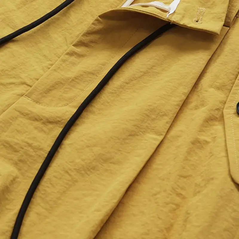 Street Loose 100% Nylon Casual Pants-4