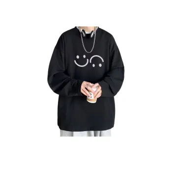 Versatile Smiley Face Long Sleeve T Shirt