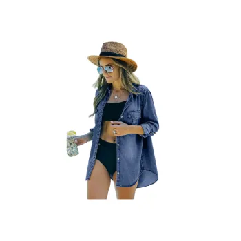 Street Funky Denim Shirt Women