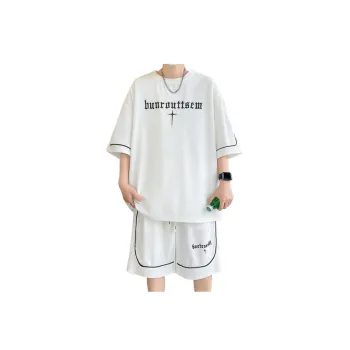 Casual Shorts and T Shirt Suit