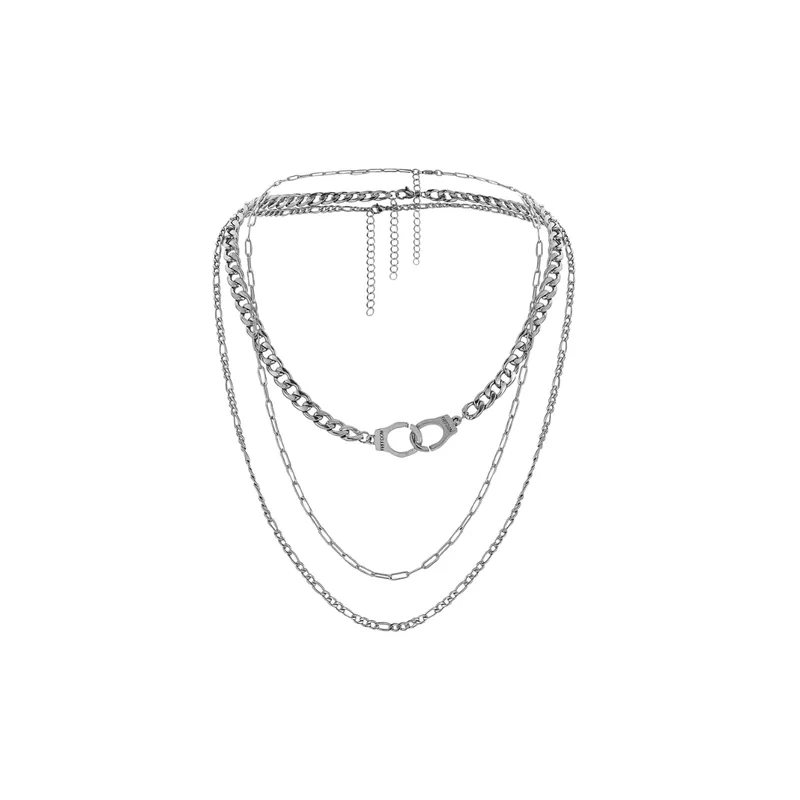 Trendy Three Piece Necklace Cubac-0