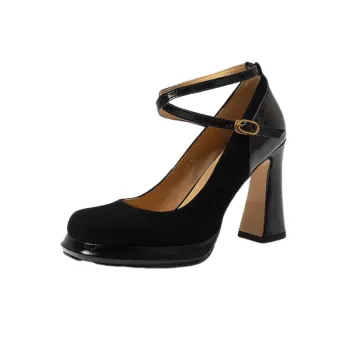 Retro Plain High Heels