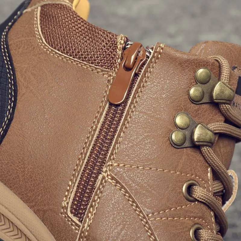 Retro Simple Outdoor Boots-4