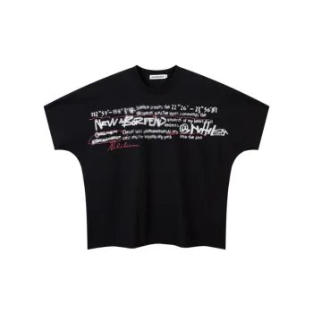 Casual Letter 100% Cotton T-Shirt