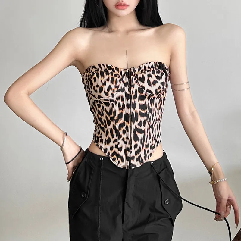 Fashionable Street Polyester Vest Women-1
