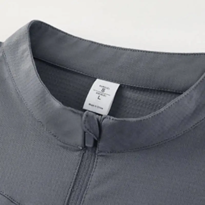 Sporty Plain Polyester T Shirt-6
