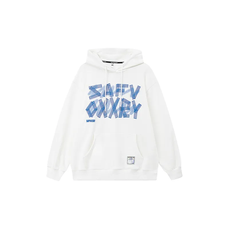 Fashion Brand Design Sense Letter Printing Hooded Sweatshirt-10