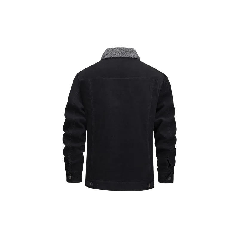 Casual Loose Corduroy Jacket-1