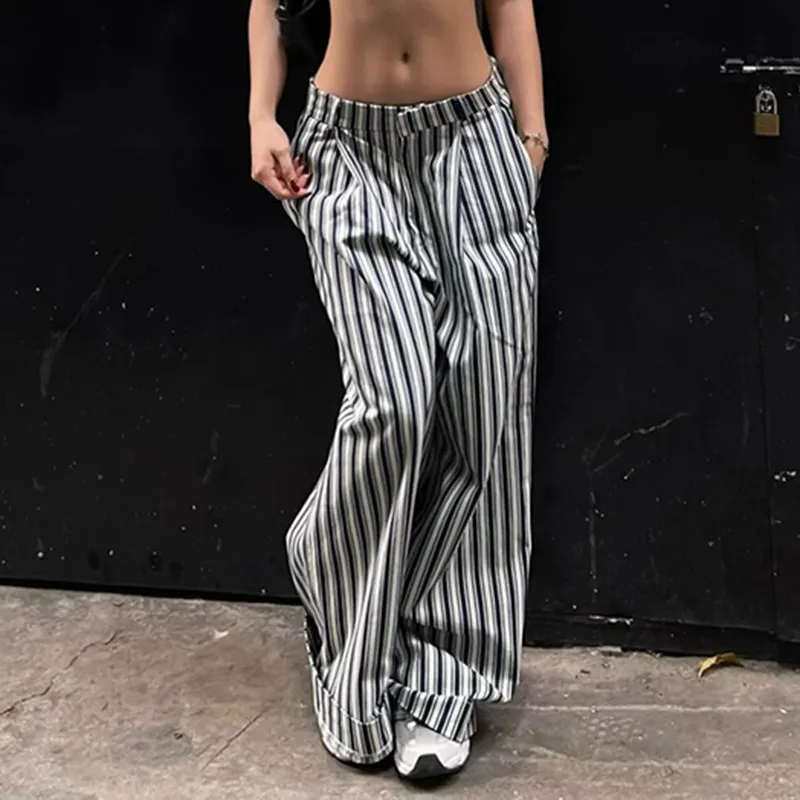 Funky Loose Casual Pants Women-2