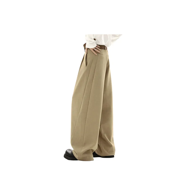 Simple Basics Combed Cotton Casual Pants-3