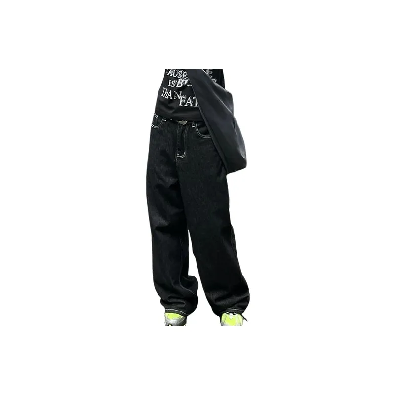 Retro Loose Jeans Women-0