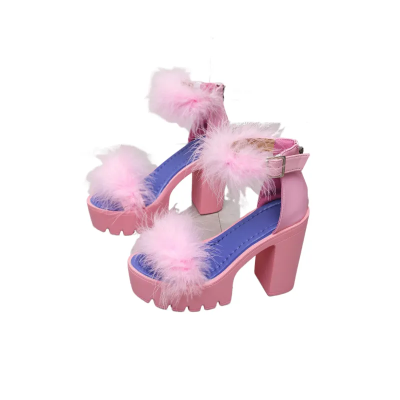Simple Plain High Heels-6