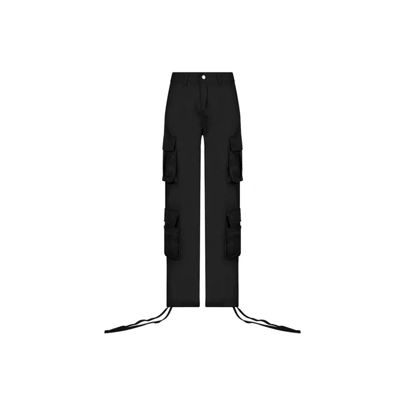 Casual Street Cotton Cargo Pants Women-0