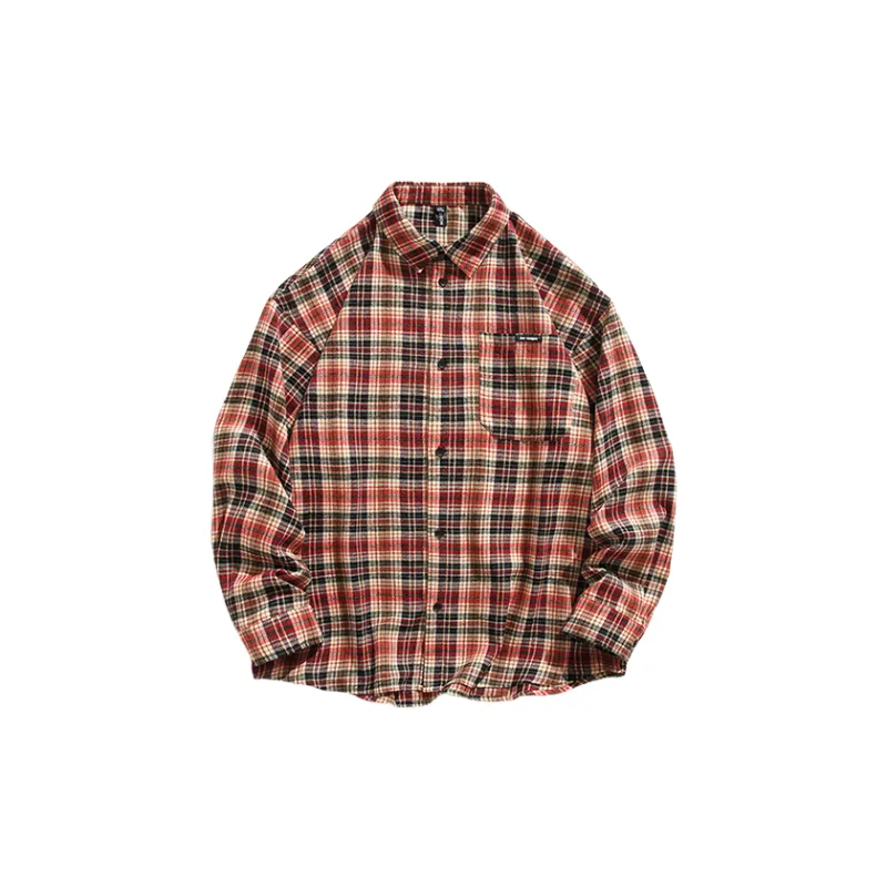 Loose Casual Cotton Blended Fabric Shirt-0