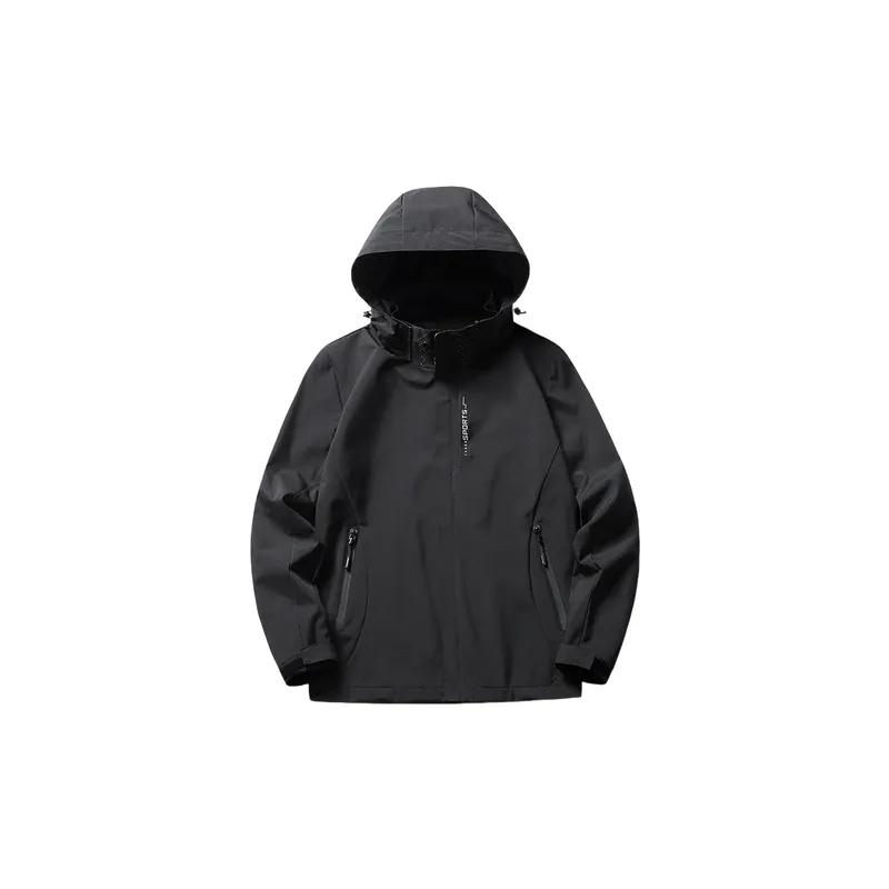 Simple Basics Polyester Outdoor Jacket-1