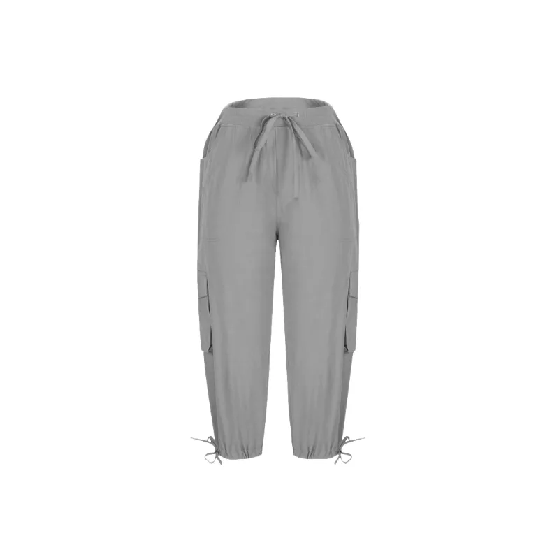 Sporty Casual Cotton Sports Pants Women-10