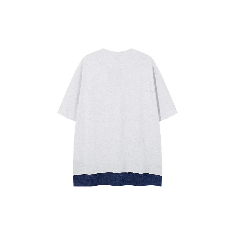 Retro Cute Cotton Blended Fabric T Shirt-1