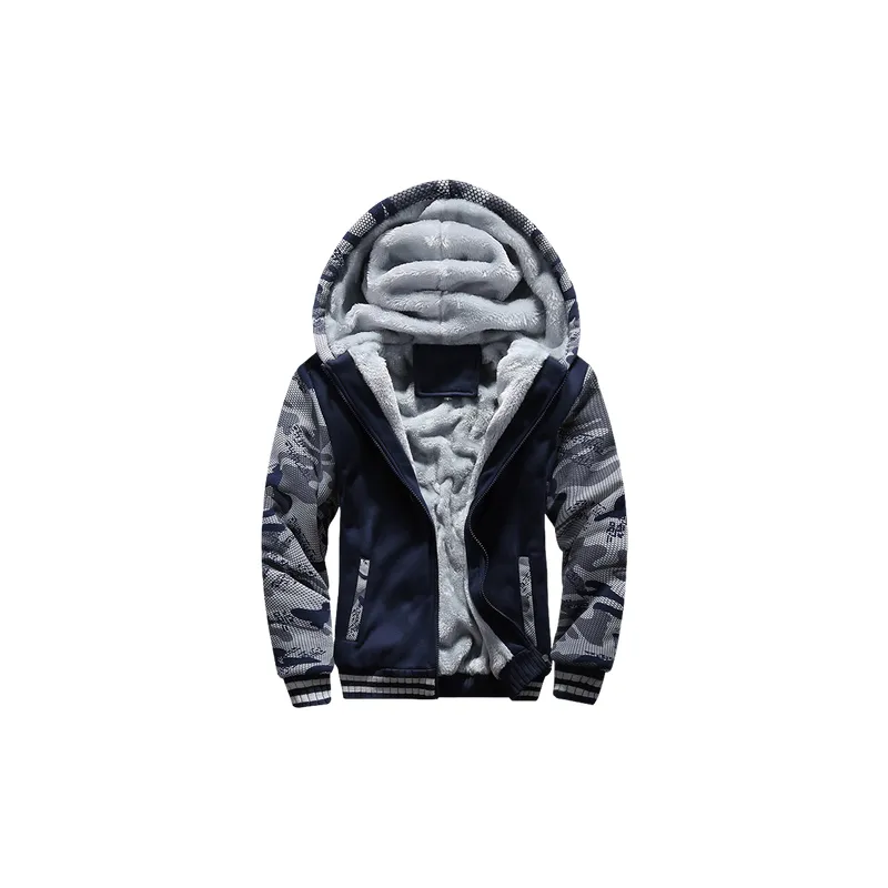 Loose Casual Cotton Blended Fabric Quilted Jacket-4