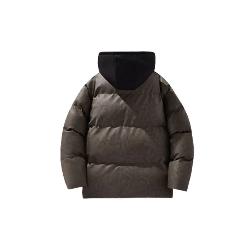 Casual Loose PU Quilted Jacket-5
