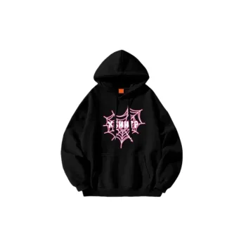 Casual Loose Cotton Spider Hoodie
