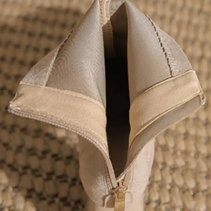 Fashionable Rhinestone High Heels-4