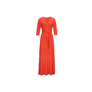Simple Plain Milk Fiber Dress Women