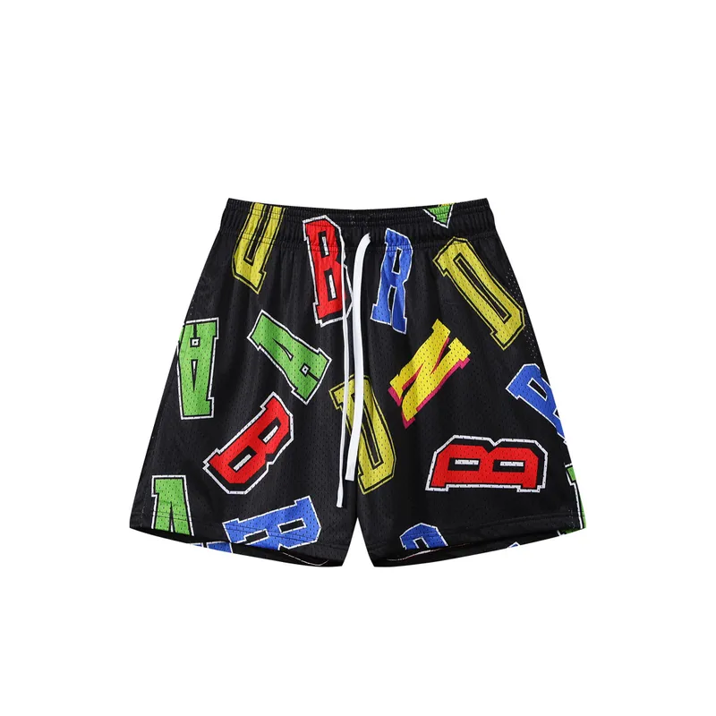 Graffiti Breathable Double Layer Shorts-2