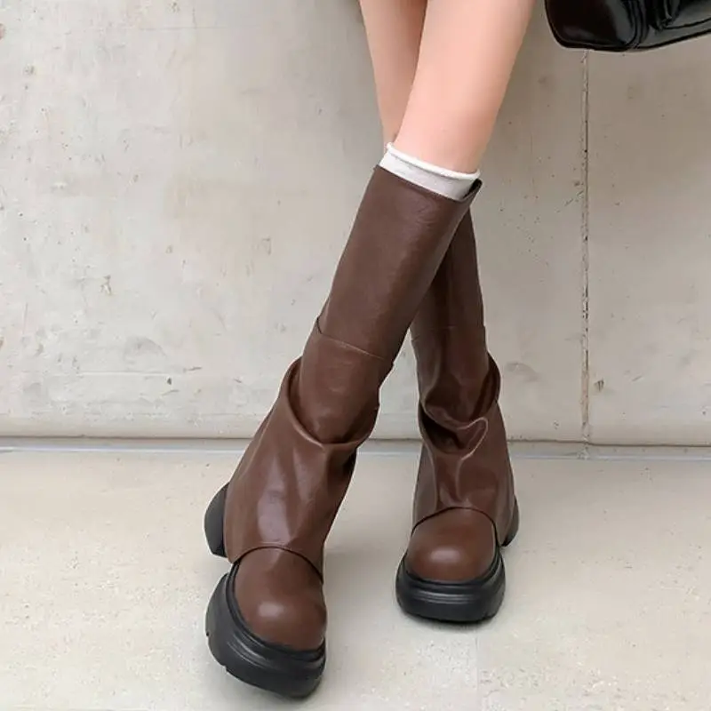 Casual Fashionable Knee High Boots-6