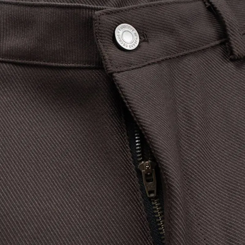 Fashionable Loose Polyester Casual Pants-2