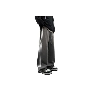 Loose Straight Striped Jeans Pants