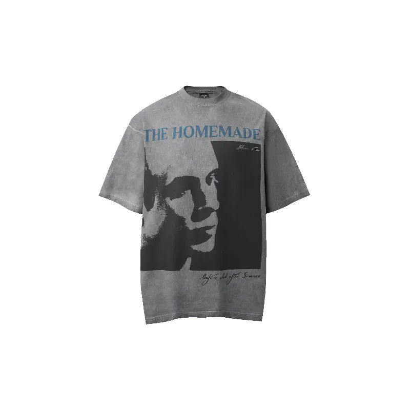 Loose Washed 100% Cotton T Shirt-0