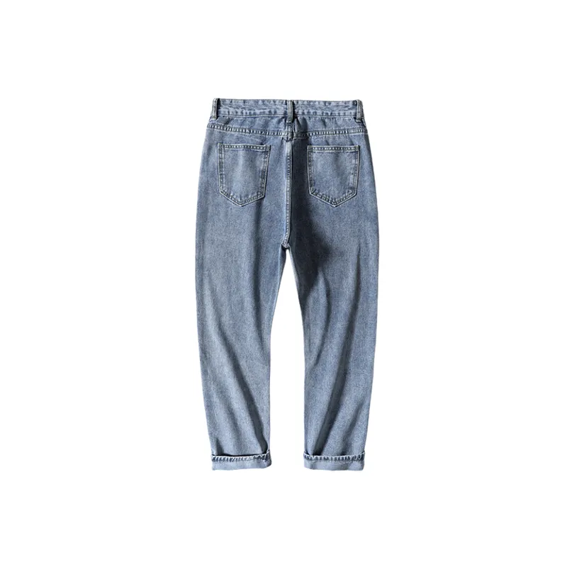 Fashion Simple Loose Jeans-1