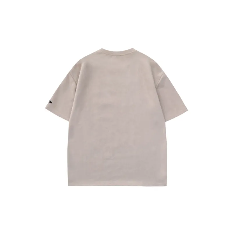 Trendy Graffiti Print Cotton T Shirt-1