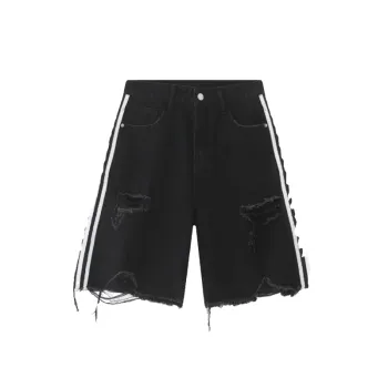 Casual Washed Denim Shorts