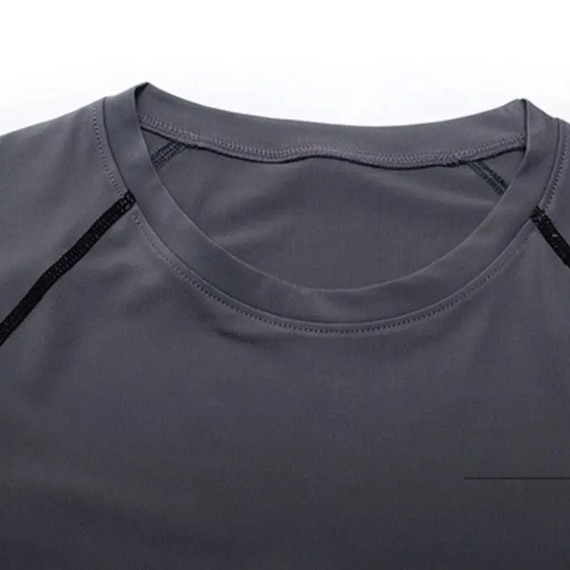 Sporty Breathable Blended Synthetic Fabrics Fitness Clothing-8