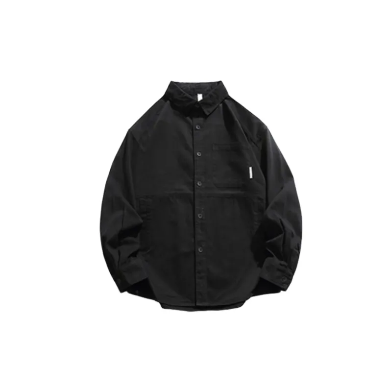 Casual Simple 100% Cotton Jacket-5