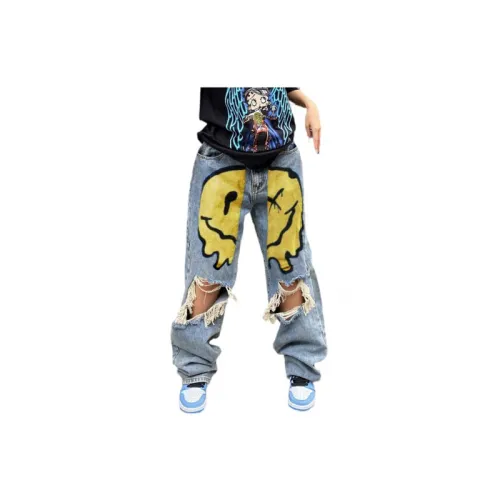 Loose Hip Hop Wide Leg Jeans