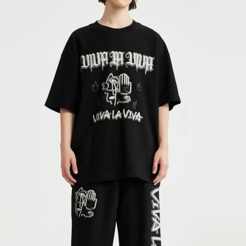 Street Loose 100% Cotton T Shirt-5