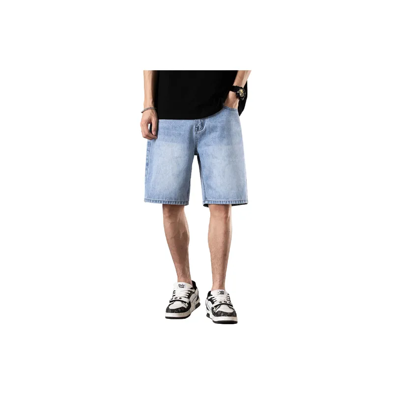 Casual Breathable Denim Shorts