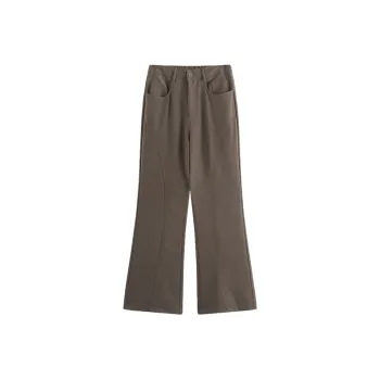 Casual Loose Blended Synthetic Fabrics Suit Trousers