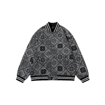 Fashionable All Over Print Cotton Jacket