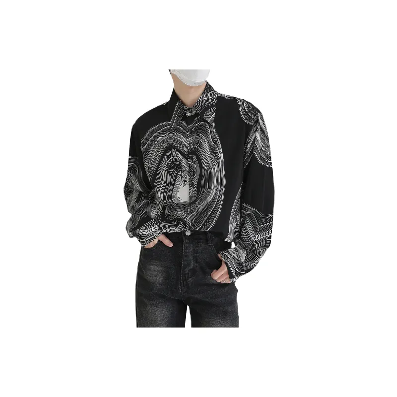 Fashionable Cool Loose Shirt-0