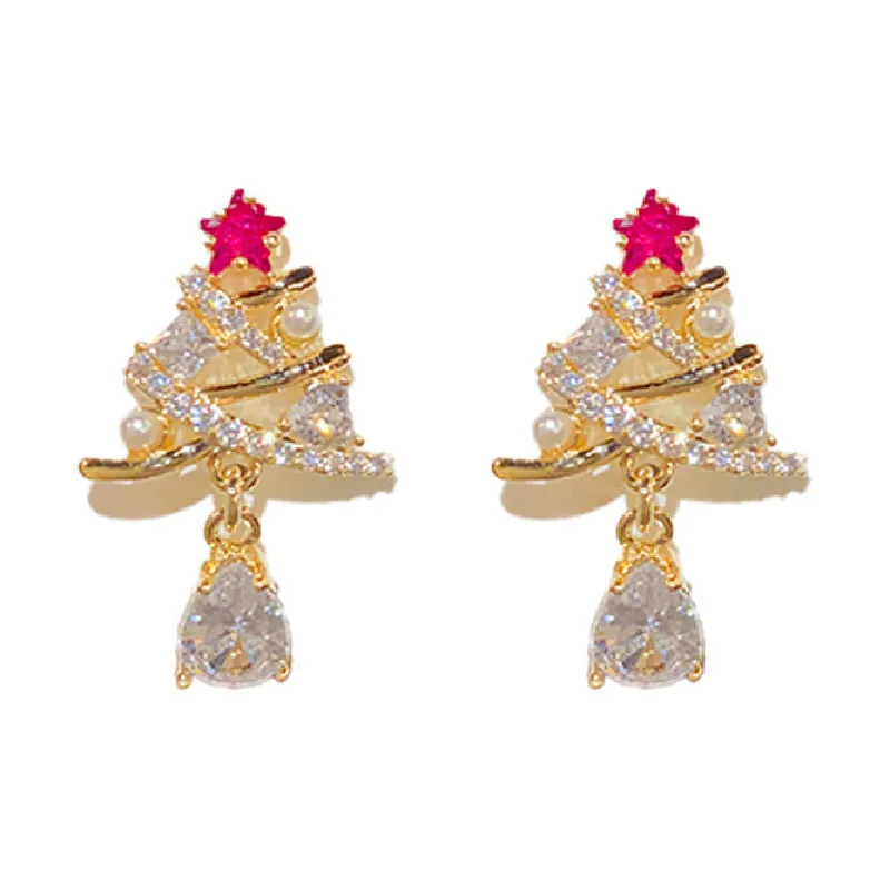 Glamorous Christmas Geometric Earring-3