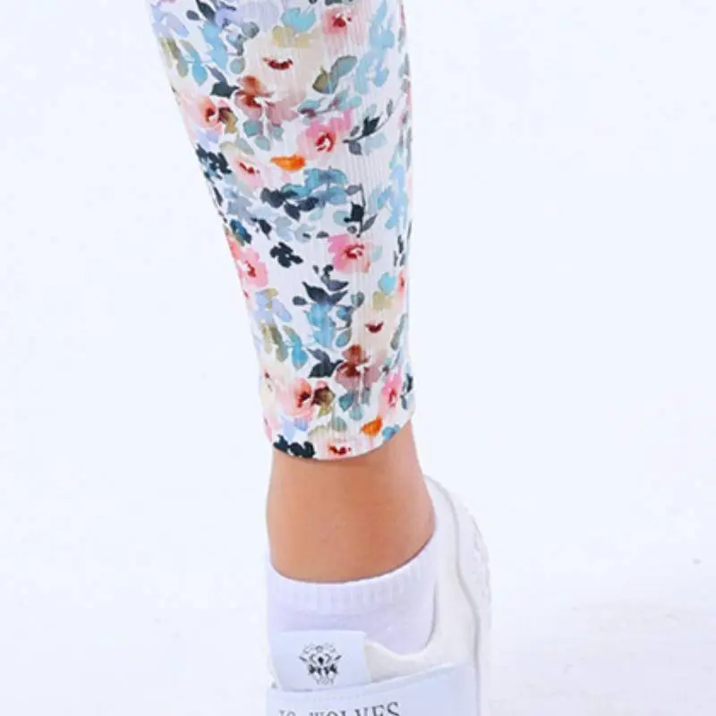Casual Sporty Blended Synthetic Fabrics Leggings Women-5