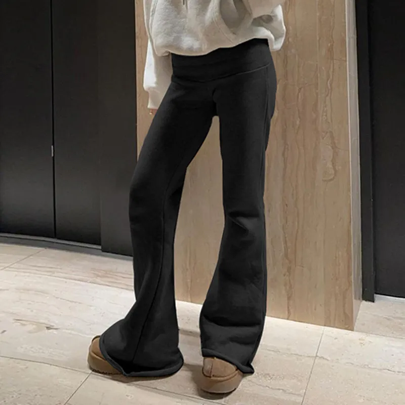 Loose Retro Casual Knit Sweatpants-1