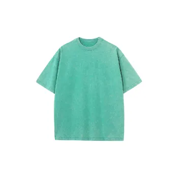 Fashionable Washed 100% Cotton T Shirt