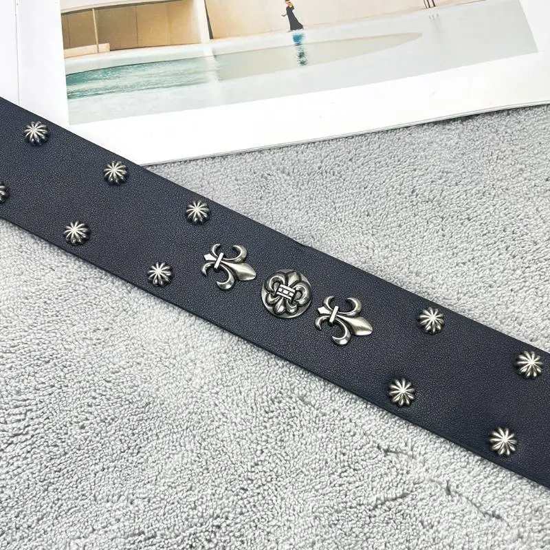 Retro Punk Leather Belt-4