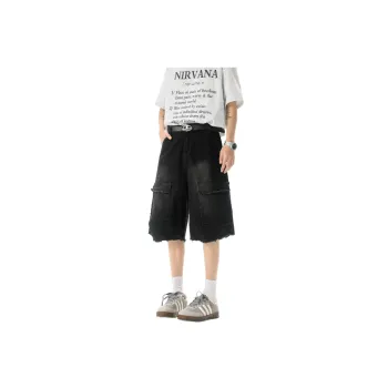 Street Loose 100% Cotton Cargo Shorts