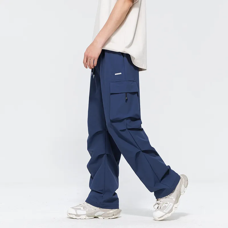 Loose Casual Cargo Pants-1